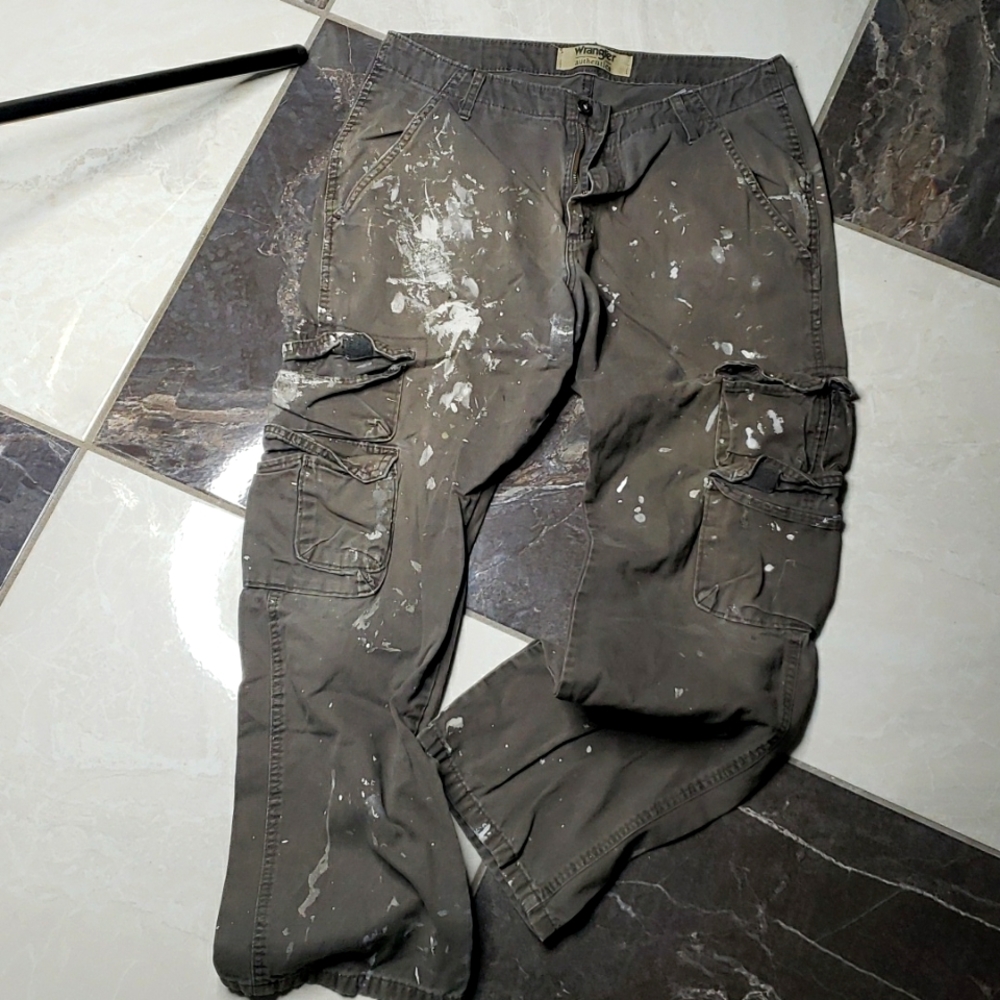 Wrangler authentic work pants.